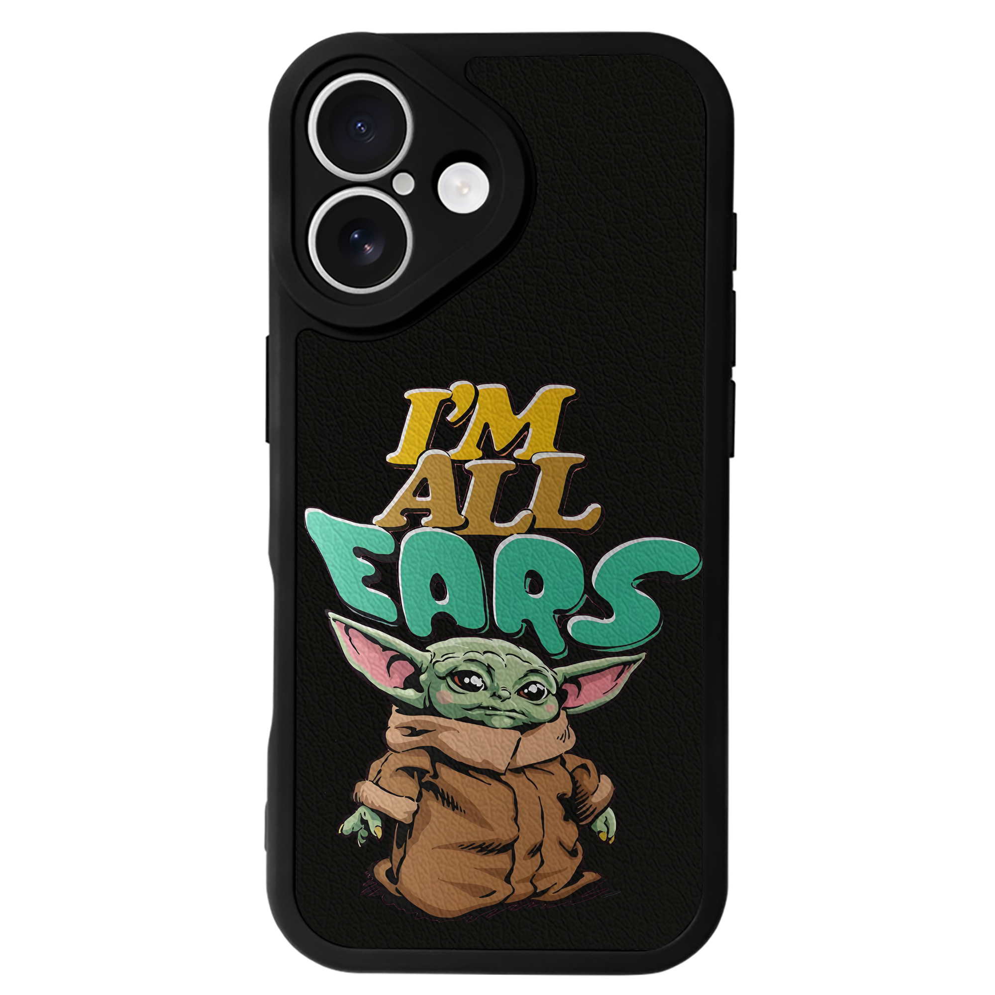 （画像用） スター・ウォーズ Star Wars 【iPhone 16シリーズ対応】シリコンスマホケース（レザー調） 材質：シリコン